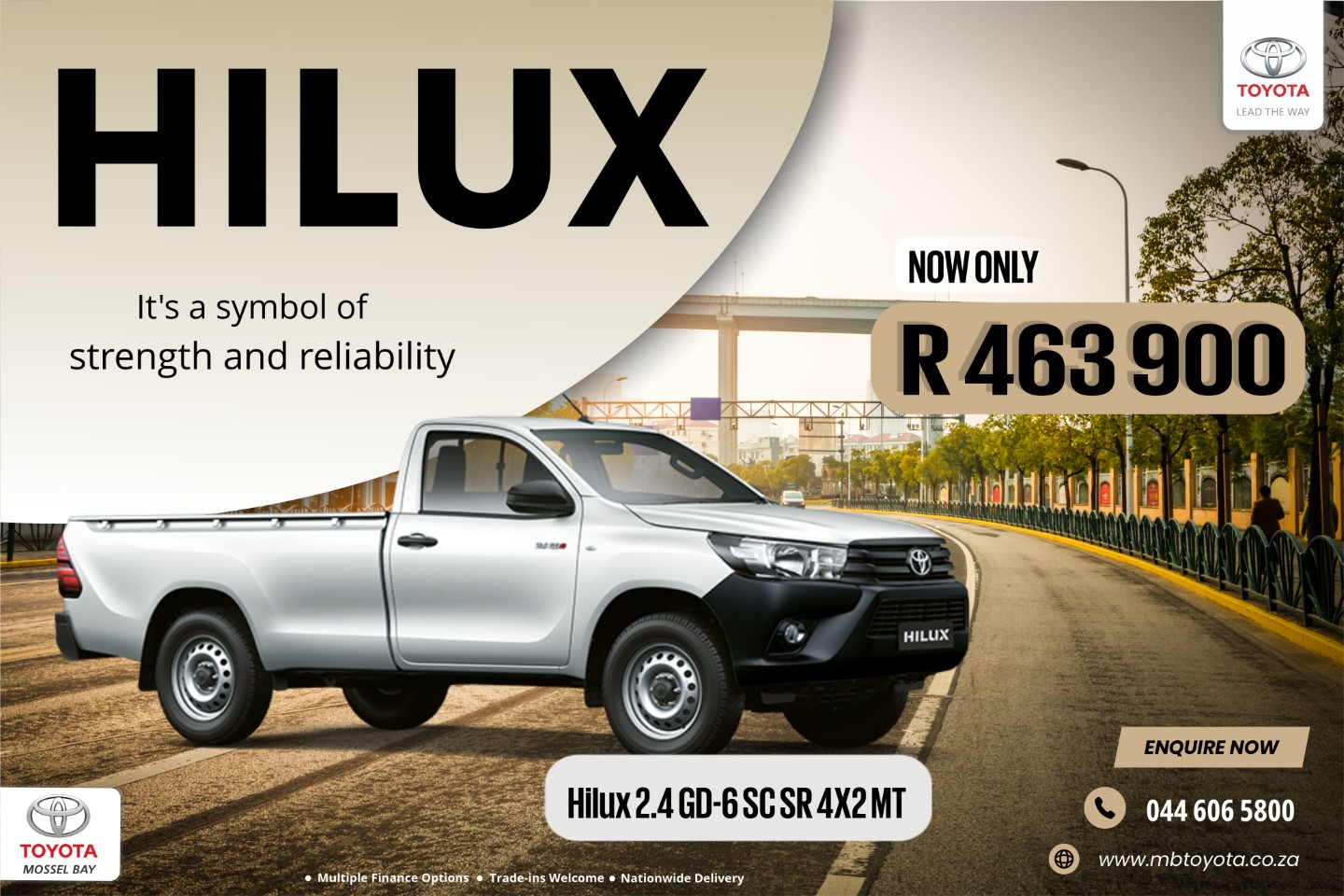 Hilux 2.4 GD-6 SC SR 4x2 MT